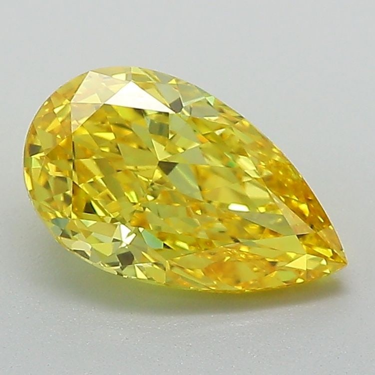 Loose Diamond - PEAR 1.74ct Fancy Vivid Yellow VS1: Loose Diamond - PEAR 1.74ct Fancy Vivid Yellow VS1 Source: This is a real non-mined Diamond that has been grown in a lab Shape: PEAR Carats: 1.74 Color: Fancy Vivid Yellow Certification: IGI Video: