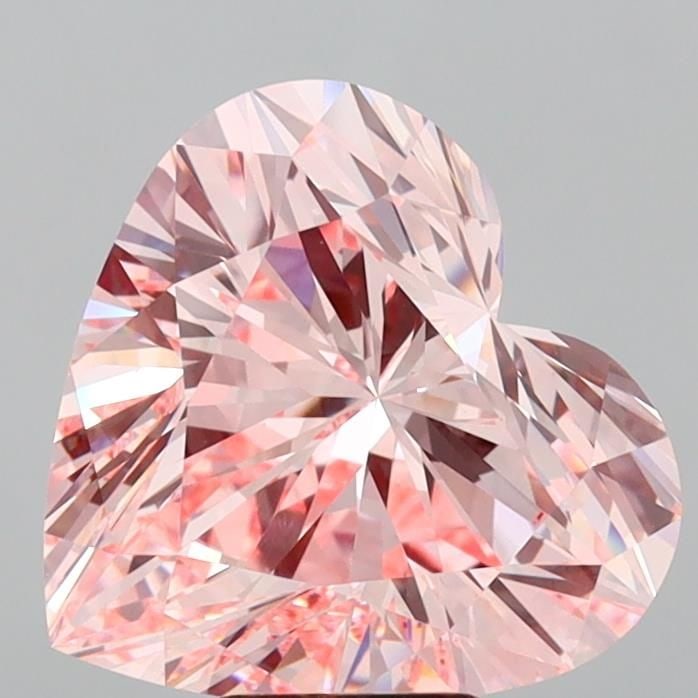 Loose Diamond - HEART 8.02ct Fancy Intense Pink VVS2: Loose Diamond - HEART 8.02ct Fancy Intense Pink VVS2 Source: This is a real non-mined Diamond that has been grown in a lab Shape: HEART Carats: 8.02 Color: Fancy Intense Pink Certification: IGI Video: