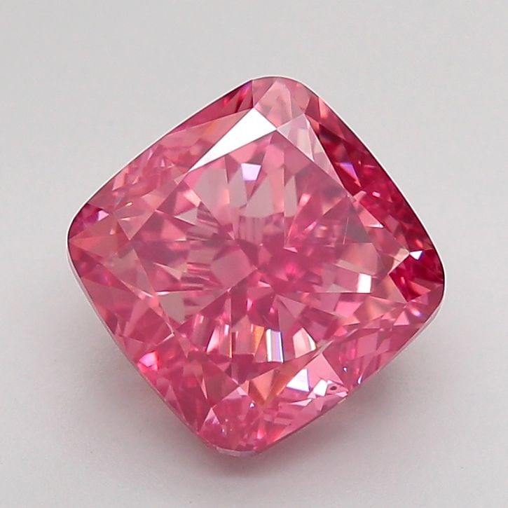 Loose Diamond - CUSHION MODIFIED 2.99ct Fancy Vivid Pink VS2: Loose Diamond - CUSHION MODIFIED 2.99ct Fancy Vivid Pink VS2 Source: This is a real non-mined Diamond that has been grown in a lab Shape: CUSHION MODIFIED Carats: 2.99 Color: Fancy Vivid Pink Certific