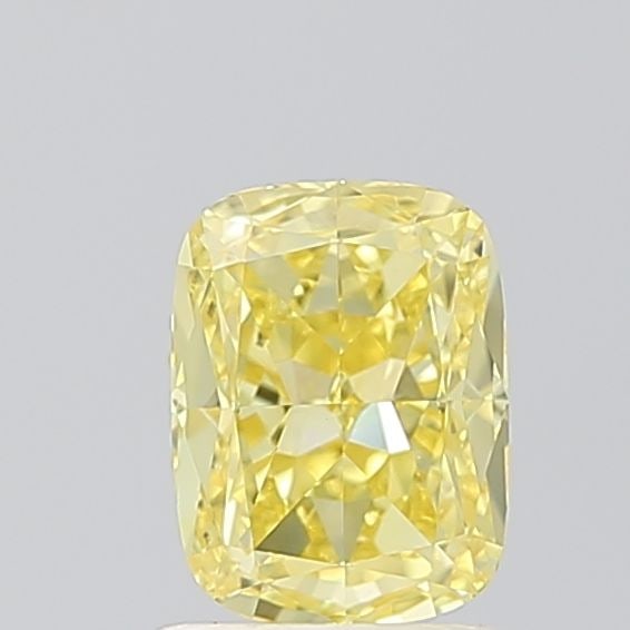 Loose Diamond - CUSHION MODIFIED 1.37ct Fancy Vivid Yellow VS1: Loose Diamond - CUSHION MODIFIED 1.37ct Fancy Vivid Yellow VS1 Source: This is a real non-mined Diamond that has been grown in a lab Shape: CUSHION MODIFIED Carats: 1.37 Color: Fancy Vivid Yellow Cert