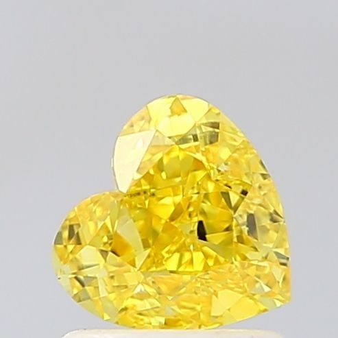 Loose Diamond - HEART 0.99ct Fancy Vivid Yellow VS1: Loose Diamond - HEART 0.99ct Fancy Vivid Yellow VS1 Source: This is a real non-mined Diamond that has been grown in a lab Shape: HEART Carats: 0.99 Color: Fancy Vivid Yellow Certification: IGI Video: