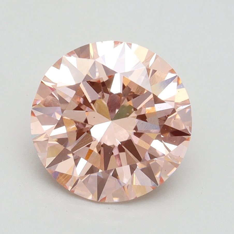Loose Diamond - ROUND 2.15ct Fancy Intense Pink VS1: Loose Diamond - ROUND 2.15ct Fancy Intense Pink VS1 Source: This is a real non-mined Diamond that has been grown in a lab Shape: ROUND Carats: 2.15 Color: Fancy Intense Pink Certification: IGI