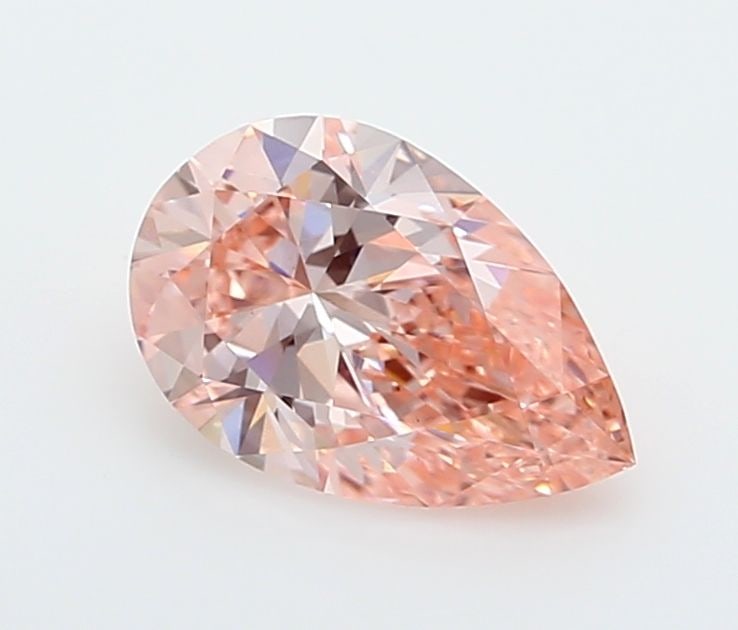 Loose Diamond - PEAR 1.08ct Fancy Vivid Pink VS1: Loose Diamond - PEAR 1.08ct Fancy Vivid Pink VS1 Source: This is a real non-mined Diamond that has been grown in a lab Shape: PEAR Carats: 1.08 Color: Fancy Vivid Pink Certification: IGI Video: