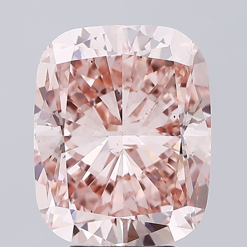 Loose Diamond - CUSHION BRILLIANT 5.02ct Fancy Intense Pink VS2: Loose Diamond - CUSHION BRILLIANT 5.02ct Fancy Intense Pink VS2 Source: This is a real non-mined Diamond that has been grown in a lab Shape: CUSHION BRILLIANT Carats: 5.02 Color: Fancy Intense Pink Ce
