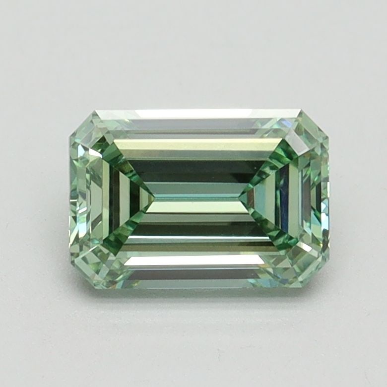 Loose Diamond - EMERALD 1.06ct Fancy Intense Green VVS2 (1 of 1)