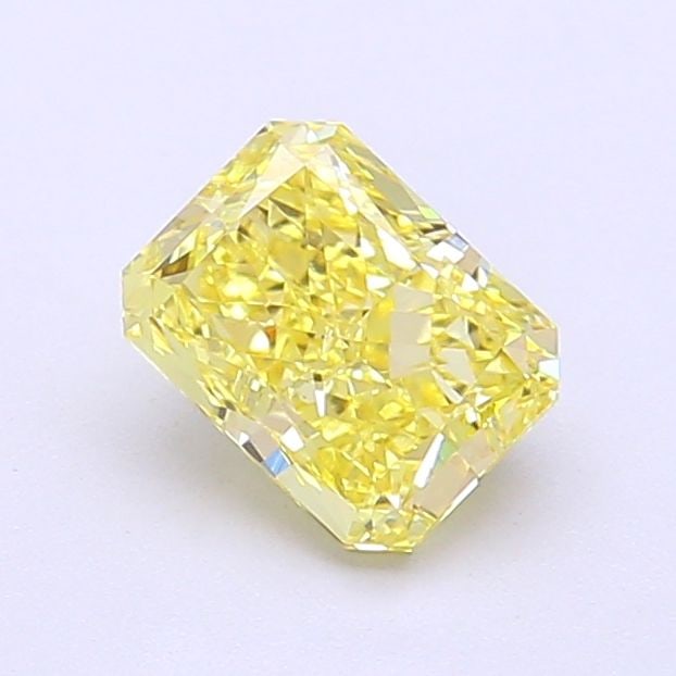Loose Diamond - RADIANT 1.04ct Fancy Intense Yellow VS1: Loose Diamond - RADIANT 1.04ct Fancy Intense Yellow VS1 Source: This is a real non-mined Diamond that has been grown in a lab Shape: RADIANT Carats: 1.04 Color: Fancy Intense Yellow Certification: IGI