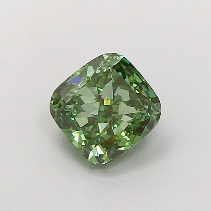 Loose Diamond - CUSHION MODIFIED 1.27ct Fancy Vivid Green VS1 (1 of 1)