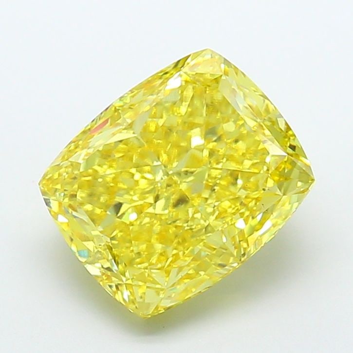 Loose Diamond - CUSHION MODIFIED 10.06ct Fancy Vivid Yellow VS2: Loose Diamond - CUSHION MODIFIED 10.06ct Fancy Vivid Yellow VS2 Source: This is a real non-mined Diamond that has been grown in a lab Shape: CUSHION MODIFIED Carats: 10.06 Color: Fancy Vivid Yellow Ce
