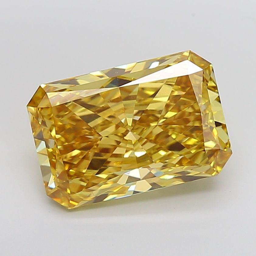 Loose Diamond - RADIANT 8.41ct Fancy Vivid Yellow VS1 (1 of 1)