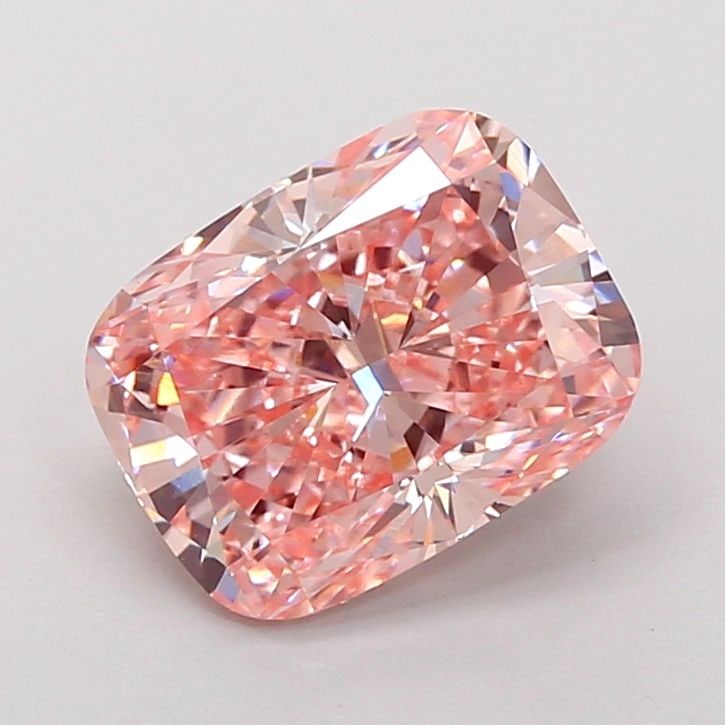 Loose Diamond - CUSHION MODIFIED 2.87ct Fancy Intense Pink VVS1: Loose Diamond - CUSHION MODIFIED 2.87ct Fancy Intense Pink VVS1 Source: This is a real non-mined Diamond that has been grown in a lab Shape: CUSHION MODIFIED Carats: 2.87 Color: Fancy Intense Pink Cer
