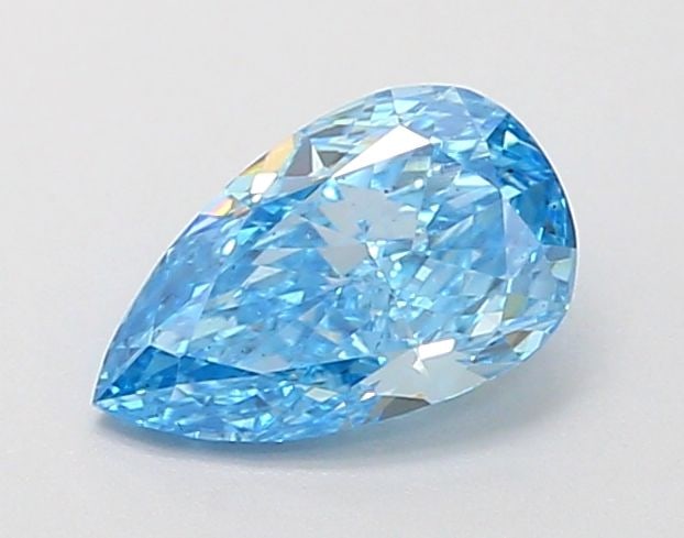 Loose Diamond - PEAR 0.56ct Fancy Vivid Blue VS2: Loose Diamond - PEAR 0.56ct Fancy Vivid Blue VS2 Source: This is a real non-mined Diamond that has been grown in a lab Shape: PEAR Carats: 0.56 Color: Fancy Vivid Blue Certification: IGI Video: