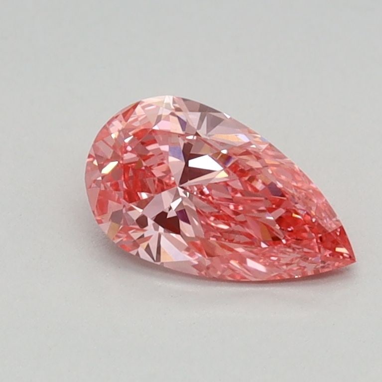 Loose Diamond - PEAR 0.41ct Fancy Vivid Pink VVS2: Loose Diamond - PEAR 0.41ct Fancy Vivid Pink VVS2 Source: This is a real non-mined Diamond that has been grown in a lab Shape: PEAR Carats: 0.41 Color: Fancy Vivid Pink Certification: IGI Video: