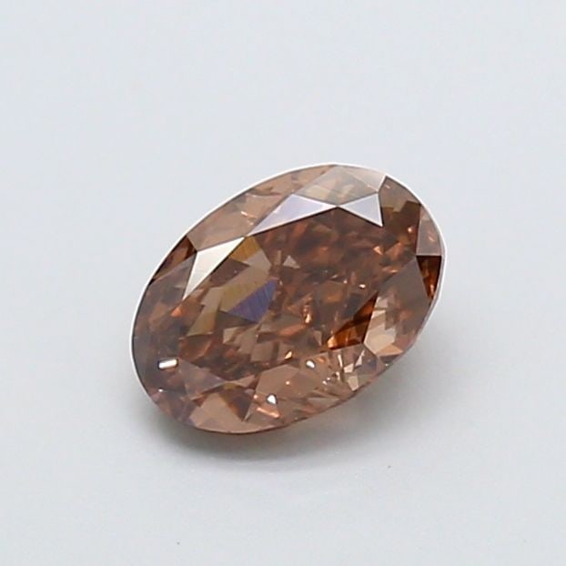 Loose Diamond - OVAL 0.71ct Fancy Vivid Brown VS1 (1 of 1)