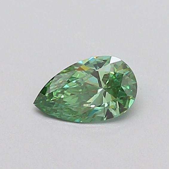 Loose Diamond - PEAR 0.36ct Fancy Vivid Green VS1: Loose Diamond - PEAR 0.36ct Fancy Vivid Green VS1 Source: This is a real non-mined Diamond that has been grown in a lab Shape: PEAR Carats: 0.36 Color: Fancy Vivid Green Certification: IGI Video: