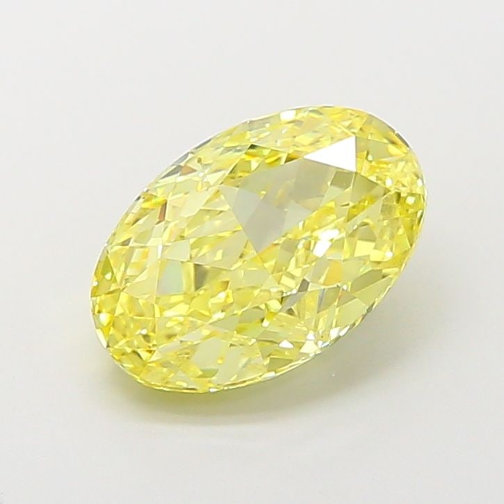 Loose Diamond - OVAL 4.01ct Fancy Vivid Yellow VS1: Loose Diamond - OVAL 4.01ct Fancy Vivid Yellow VS1 Source: This is a real non-mined Diamond that has been grown in a lab Shape: OVAL Carats: 4.01 Color: Fancy Vivid Yellow Certification: IGI Video: