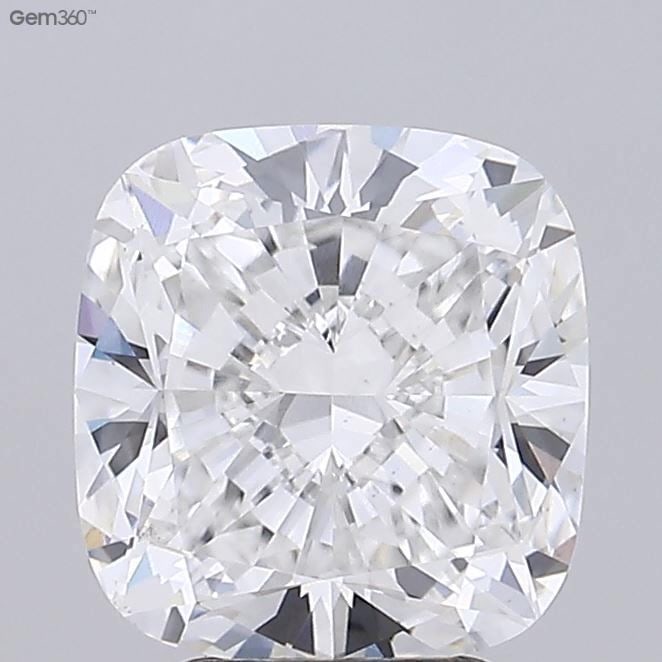 Loose Diamond - CUSHION MODIFIED 3.52ct E VS1: Loose Diamond - CUSHION MODIFIED 3.52ct E VS1 Source: This is a real non-mined Diamond that has been grown in a lab Shape: CUSHION MODIFIED Carats: 3.52 Color: E Clarity: VS1 Certification: IGI Video: