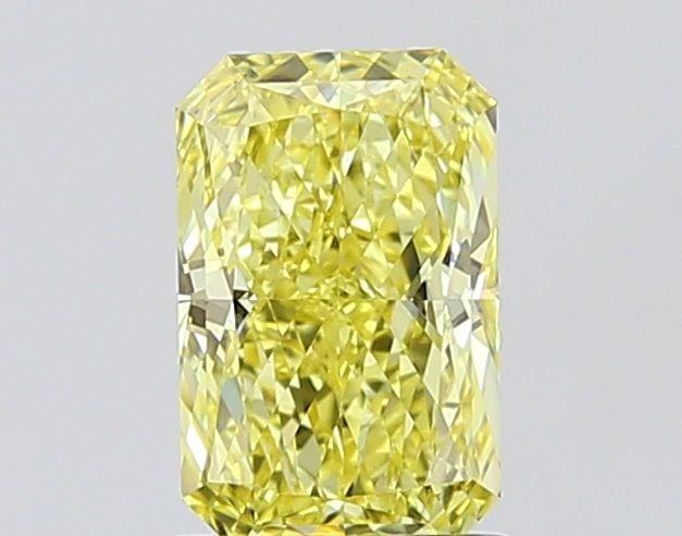 Loose Diamond - RADIANT 1.52ct Fancy Intense Yellow VS1: Loose Diamond - RADIANT 1.52ct Fancy Intense Yellow VS1 Source: This is a real non-mined Diamond that has been grown in a lab Shape: RADIANT Carats: 1.52 Color: Fancy Intense Yellow Certification: IGI
