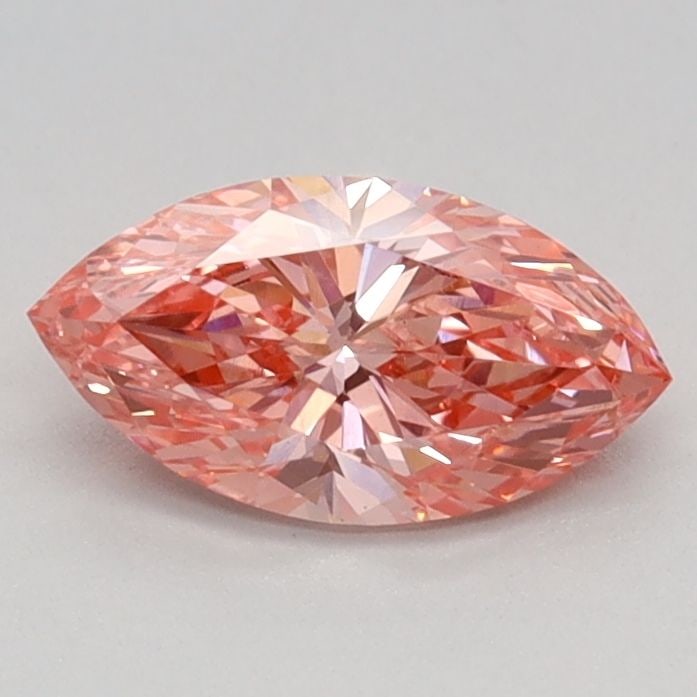 Loose Diamond - MARQUISE 0.59ct Fancy Vivid Pink VS1: Loose Diamond - MARQUISE 0.59ct Fancy Vivid Pink VS1 Source: This is a real non-mined Diamond that has been grown in a lab Shape: MARQUISE Carats: 0.59 Color: Fancy Vivid Pink Certification: IGI