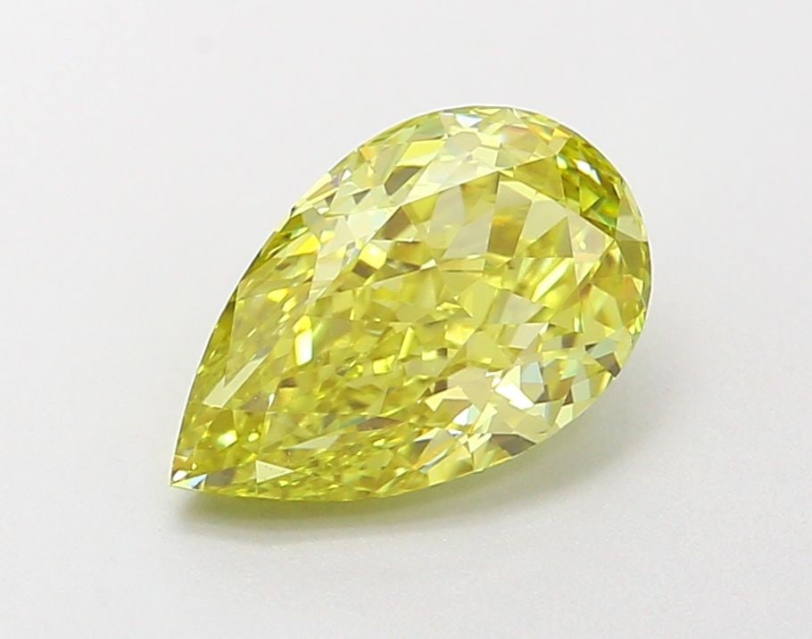 Loose Diamond - PEAR 1.4ct Fancy Intense Yellow VVS2: Loose Diamond - PEAR 1.4ct Fancy Intense Yellow VVS2 Source: This is a real non-mined Diamond that has been grown in a lab Shape: PEAR Carats: 1.4 Color: Fancy Intense Yellow Certification: IGI Video: