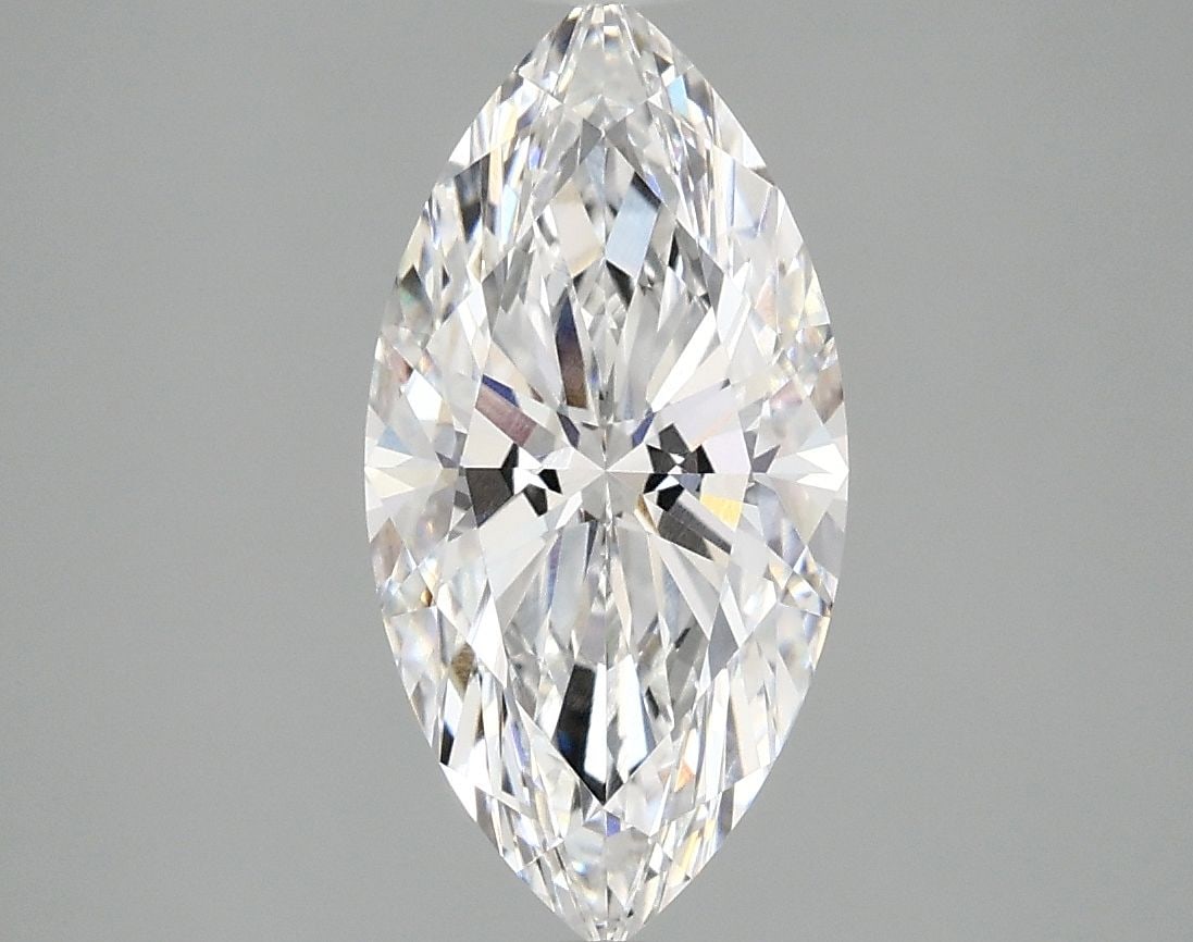 Loose Diamond - MARQUISE 2.1ct E VVS2: Loose Diamond - MARQUISE 2.1ct E VVS2 Source: This is a real non-mined Diamond that has been grown in a lab Shape: MARQUISE Carats: 2.1 Color: E Clarity: VVS2 Certification: IGI Video: