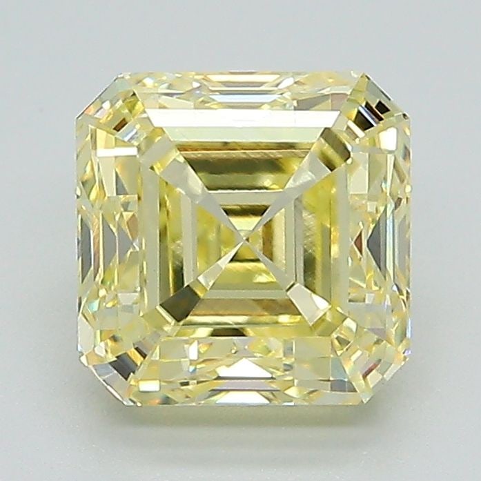 Loose Diamond - SQUARE EMERALD 2.13ct Fancy Light Yellow VVS2: Loose Diamond - SQUARE EMERALD 2.13ct Fancy Light Yellow VVS2 Source: This is a real non-mined Diamond that has been grown in a lab Shape: SQUARE EMERALD Carats: 2.13 Color: Fancy Light Yellow Certifi
