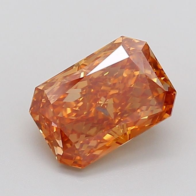 Loose Diamond - RADIANT 3.03ct Fancy Vivid Orangey Brown VS1 (1 of 1)