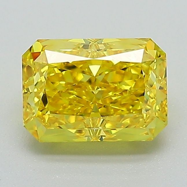Loose Diamond - RADIANT 1.23ct Fancy Vivid Yellow VVS1: Loose Diamond - RADIANT 1.23ct Fancy Vivid Yellow VVS1 Source: This is a real non-mined Diamond that has been grown in a lab Shape: RADIANT Carats: 1.23 Color: Fancy Vivid Yellow Certification: IGI Vi