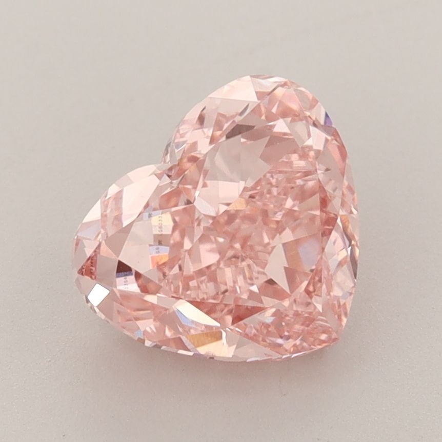 Loose Diamond - HEART 2.52ct Fancy Vivid Pink VS1: Loose Diamond - HEART 2.52ct Fancy Vivid Pink VS1 Source: This is a real non-mined Diamond that has been grown in a lab Shape: HEART Carats: 2.52 Color: Fancy Vivid Pink Certification: IGI Video:
