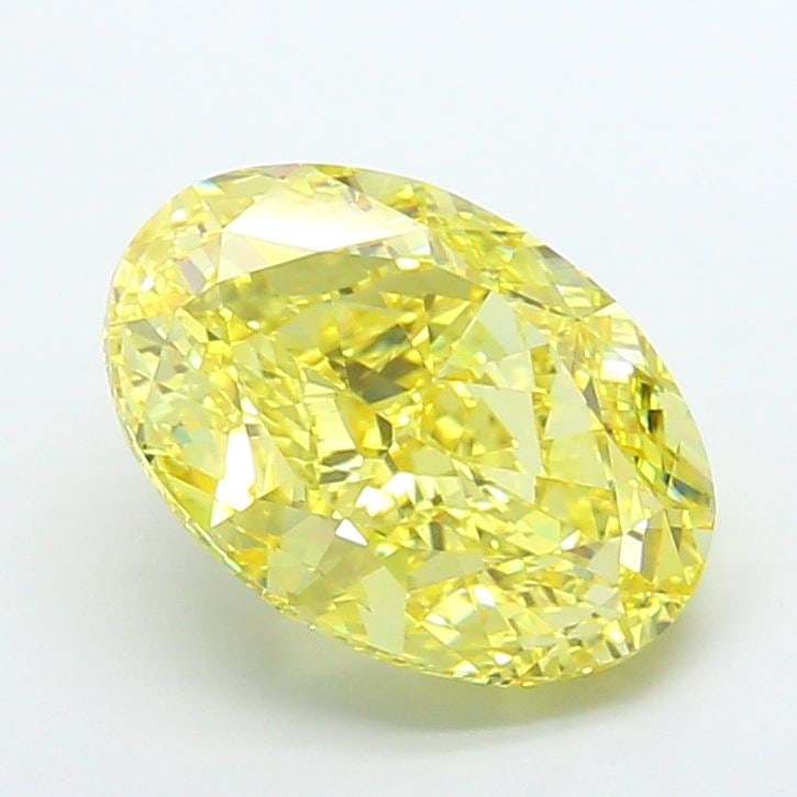 Loose Diamond - OVAL 11.06ct Fancy Intense Yellow VS1: Loose Diamond - OVAL 11.06ct Fancy Intense Yellow VS1 Source: This is a real non-mined Diamond that has been grown in a lab Shape: OVAL Carats: 11.06 Color: Fancy Intense Yellow Certification: IGI Vid