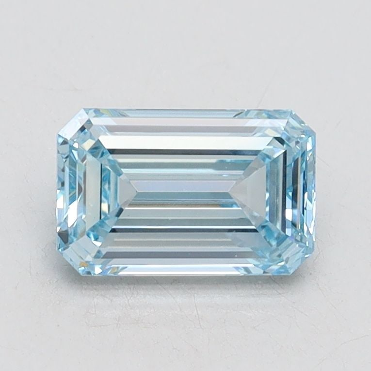 Loose Diamond - EMERALD 1.02ct Fancy Intense Blue VS1: Loose Diamond - EMERALD 1.02ct Fancy Intense Blue VS1 Source: This is a real non-mined Diamond that has been grown in a lab Shape: EMERALD Carats: 1.02 Color: Fancy Intense Blue Certification: IGI Vid