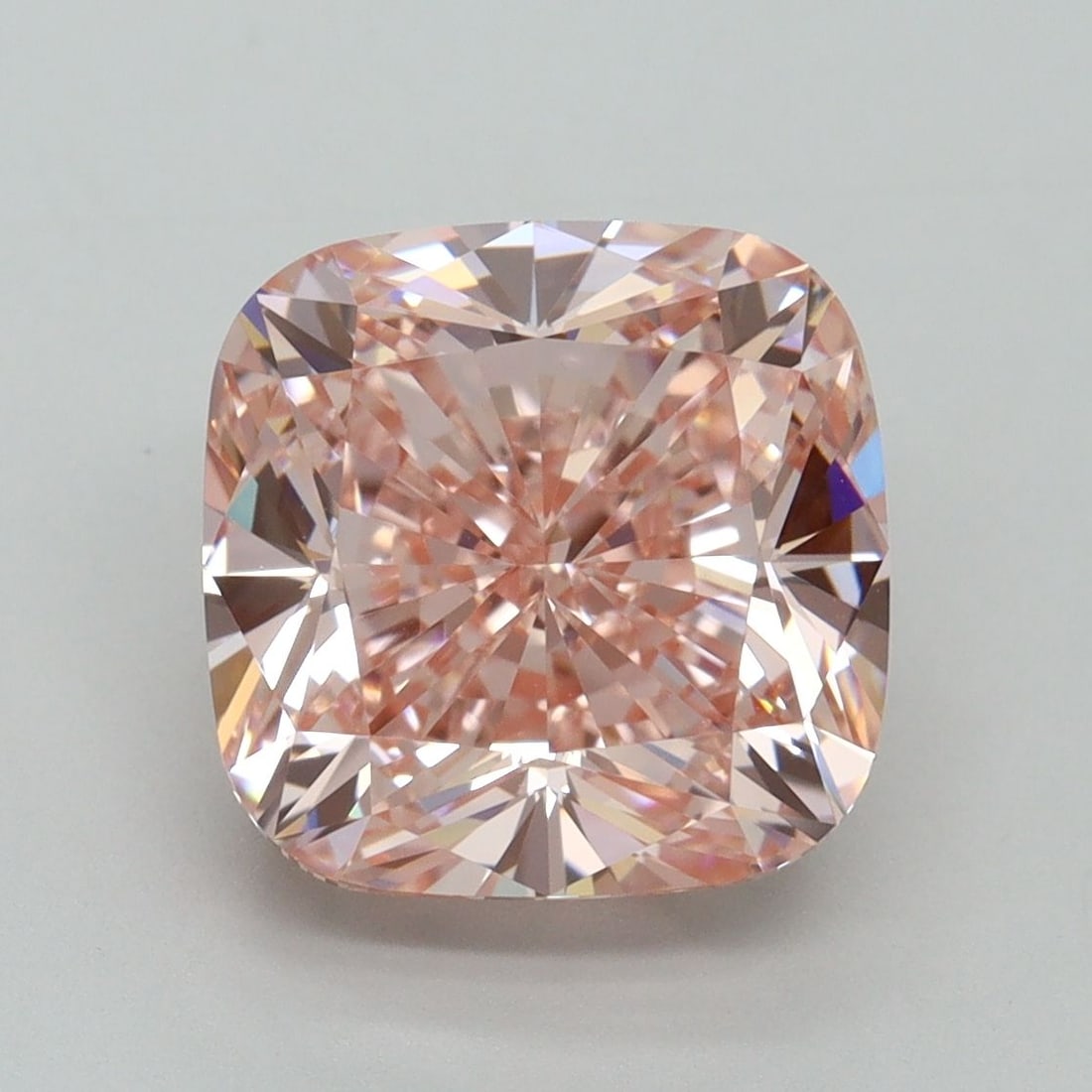 Loose Diamond - CUSHION BRILLIANT 5.0ct Fancy Intense Pink VS1: Loose Diamond - CUSHION BRILLIANT 5.0ct Fancy Intense Pink VS1 Source: This is a real non-mined Diamond that has been grown in a lab Shape: CUSHION BRILLIANT Carats: 5.0 Color: Fancy Intense Pink Cert