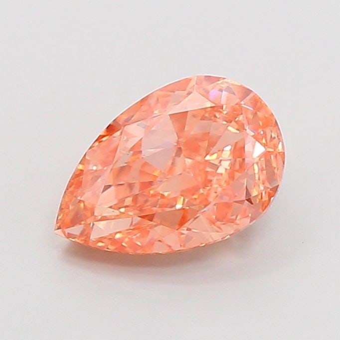 Loose Diamond - PEAR 2.08ct Fancy Vivid Brownish Orange VS1 (1 of 1)