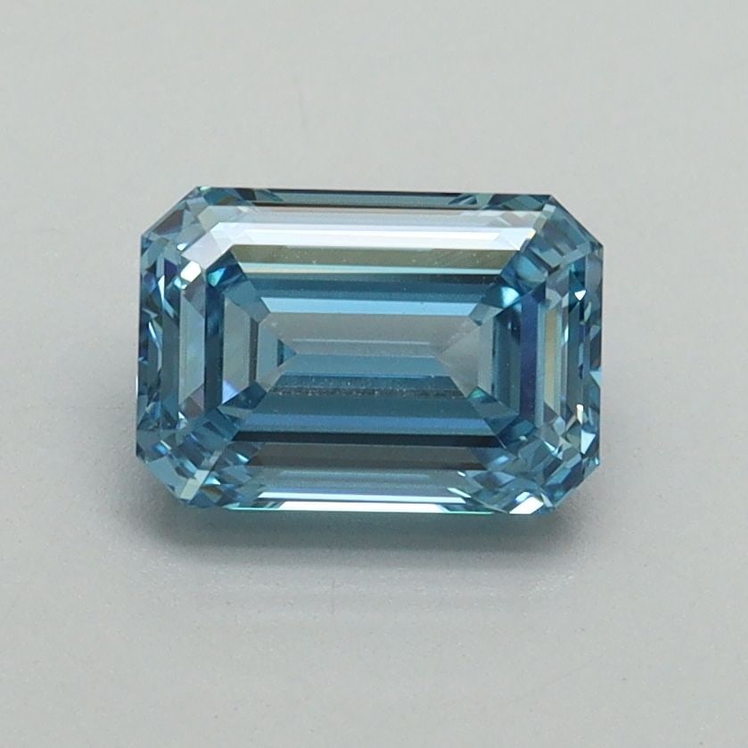 Loose Diamond - EMERALD 1.1ct Fancy Vivid Blue VVS2: Loose Diamond - EMERALD 1.1ct Fancy Vivid Blue VVS2 Source: This is a real non-mined Diamond that has been grown in a lab Shape: EMERALD Carats: 1.1 Color: Fancy Vivid Blue Certification: IGI Video: