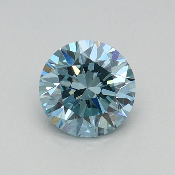 Loose Diamond - ROUND 0.39ct Fancy Vivid Blue VVS2 (1 of 1)