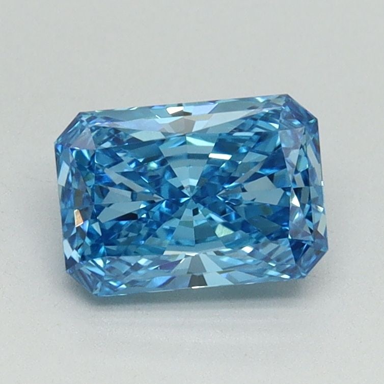 Loose Diamond - RADIANT 1.04ct Fancy Vivid Blue VS1: Loose Diamond - RADIANT 1.04ct Fancy Vivid Blue VS1 Source: This is a real non-mined Diamond that has been grown in a lab Shape: RADIANT Carats: 1.04 Color: Fancy Vivid Blue Certification: IGI Video: