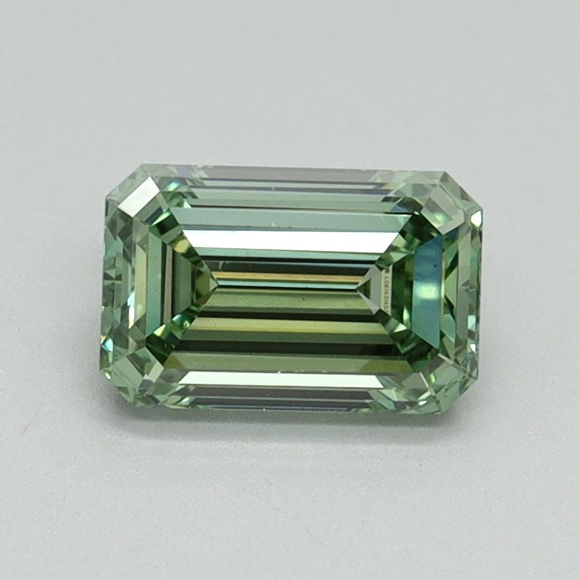 Loose Diamond - EMERALD 1.05ct Fancy Vivid Green VS1 (1 of 1)