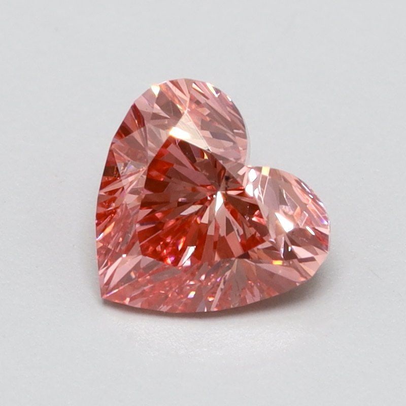 Loose Diamond - HEART 0.43ct Fancy Vivid Pink SI2: Loose Diamond - HEART 0.43ct Fancy Vivid Pink SI2 Source: This is a real non-mined Diamond that has been grown in a lab Shape: HEART Carats: 0.43 Color: Fancy Vivid Pink Certification: NONE Video: