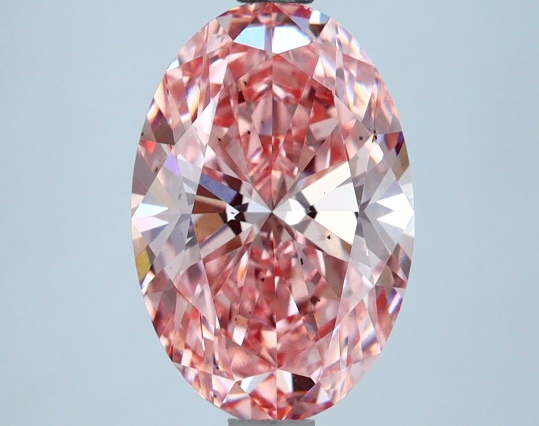 Loose Diamond - OVAL 2.75ct Fancy Intense Pink VS2: Loose Diamond - OVAL 2.75ct Fancy Intense Pink VS2 Source: This is a real non-mined Diamond that has been grown in a lab Shape: OVAL Carats: 2.75 Color: Fancy Intense Pink Certification: IGI Video: