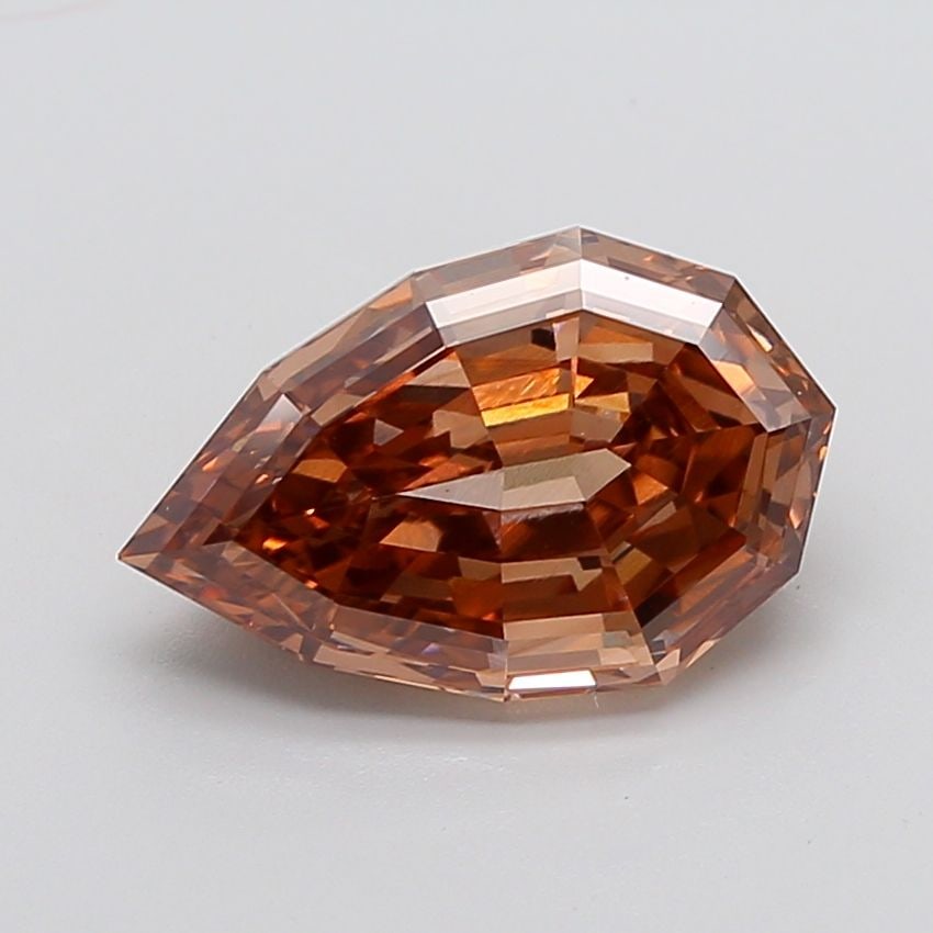 Loose Diamond - PEAR 5.3ct Fancy Brown VS1: Loose Diamond - PEAR 5.3ct Fancy Brown VS1 Source: This is a real non-mined Diamond that has been grown in a lab Shape: PEAR Carats: 5.3 Color: Fancy Brown Certification: IGI The Diamond Depot Guarant