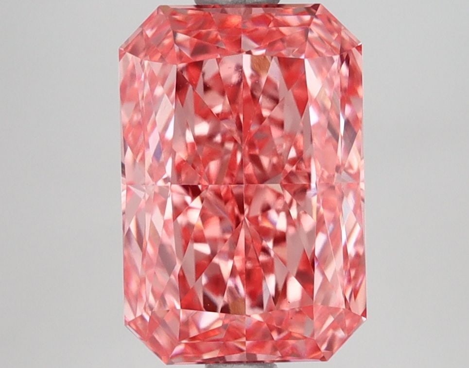 Loose Diamond - RADIANT 3.12ct Fancy Vivid Pink VS1 (1 of 1)