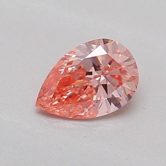 Loose Diamond - PEAR 0.2ct Fancy Vivid Brownish Pink VS2: Loose Diamond - PEAR 0.2ct Fancy Vivid Brownish Pink VS2 Source: This is a real non-mined Diamond that has been grown in a lab Shape: PEAR Carats: 0.2 Color: Fancy Vivid Brownish Pink Certification: I