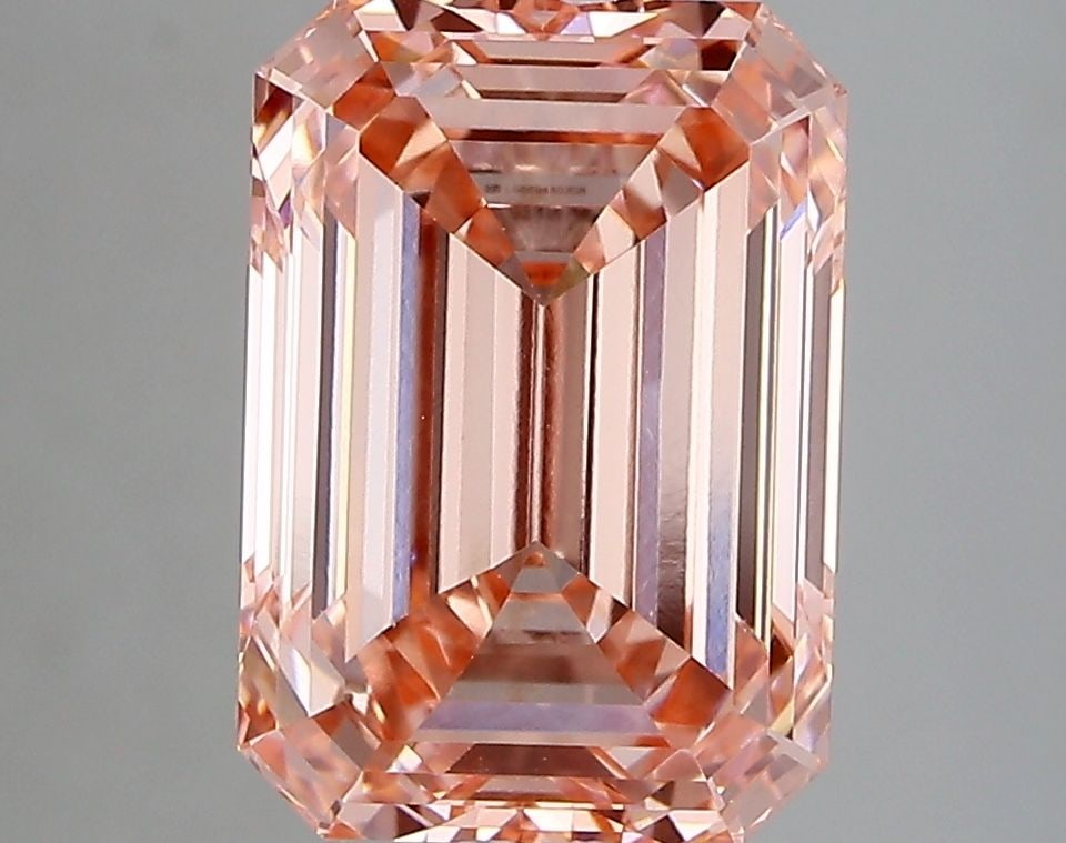 Loose Diamond - EMERALD 4.01ct Fancy Vivid Pink VVS2 (1 of 1)