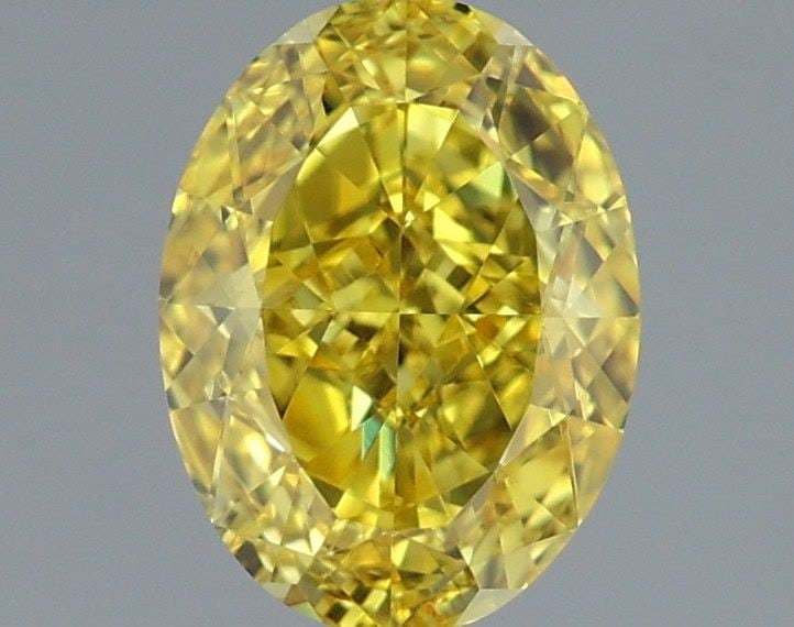 Loose Diamond - OVAL 1.54ct Fancy Vivid Yellow VVS1: Loose Diamond - OVAL 1.54ct Fancy Vivid Yellow VVS1 Source: This is a real non-mined Diamond that has been grown in a lab Shape: OVAL Carats: 1.54 Color: Fancy Vivid Yellow Certification: IGI Video: