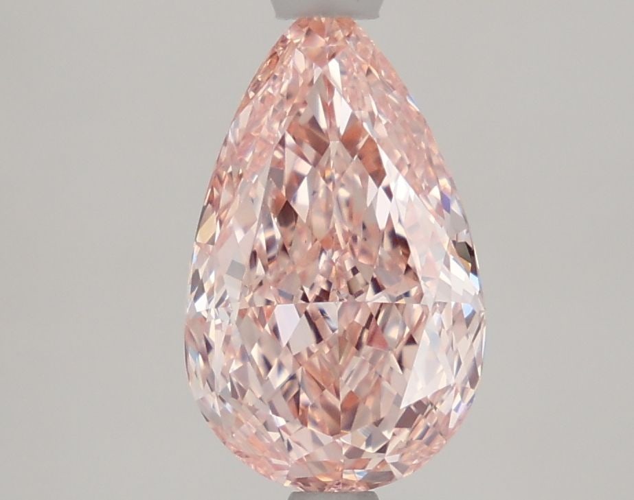 Loose Diamond - PEAR 2.11ct Fancy Vivid Pink VS1: Loose Diamond - PEAR 2.11ct Fancy Vivid Pink VS1 Source: This is a real non-mined Diamond that has been grown in a lab Shape: PEAR Carats: 2.11 Color: Fancy Vivid Pink Certification: IGI Video: