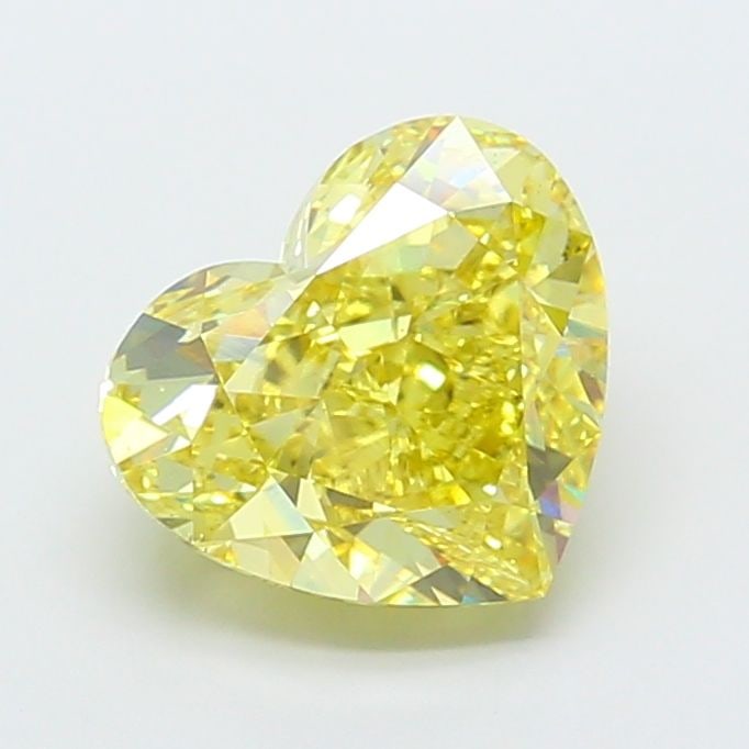 Loose Diamond - HEART 7.08ct Fancy Intense Yellow VS1: Loose Diamond - HEART 7.08ct Fancy Intense Yellow VS1 Source: This is a real non-mined Diamond that has been grown in a lab Shape: HEART Carats: 7.08 Color: Fancy Intense Yellow Certification: IGI Vid