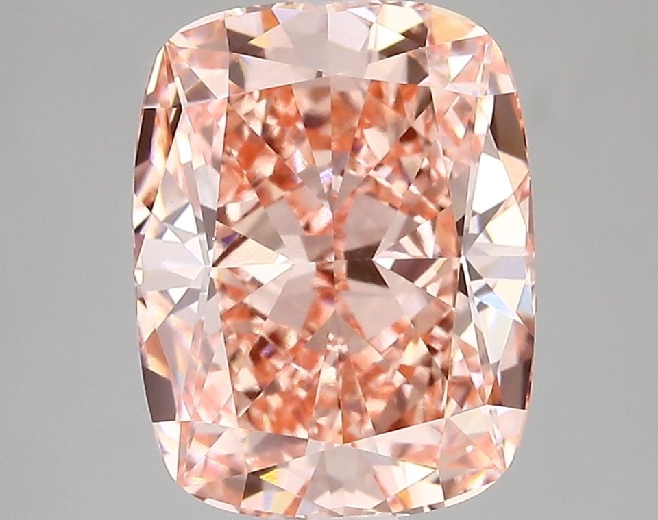 Loose Diamond - CUSHION MODIFIED 3.87ct Fancy Vivid Pink VVS2: Loose Diamond - CUSHION MODIFIED 3.87ct Fancy Vivid Pink VVS2 Source: This is a real non-mined Diamond that has been grown in a lab Shape: CUSHION MODIFIED Carats: 3.87 Color: Fancy Vivid Pink Certifi