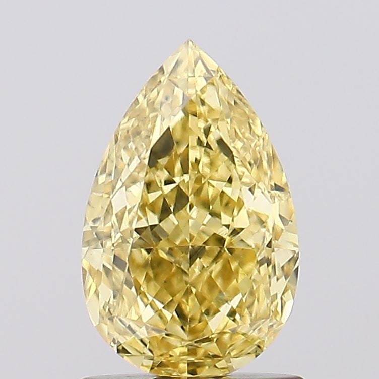 Loose Diamond - PEAR 1.24ct Fancy Vivid Yellow VS1 (1 of 1)