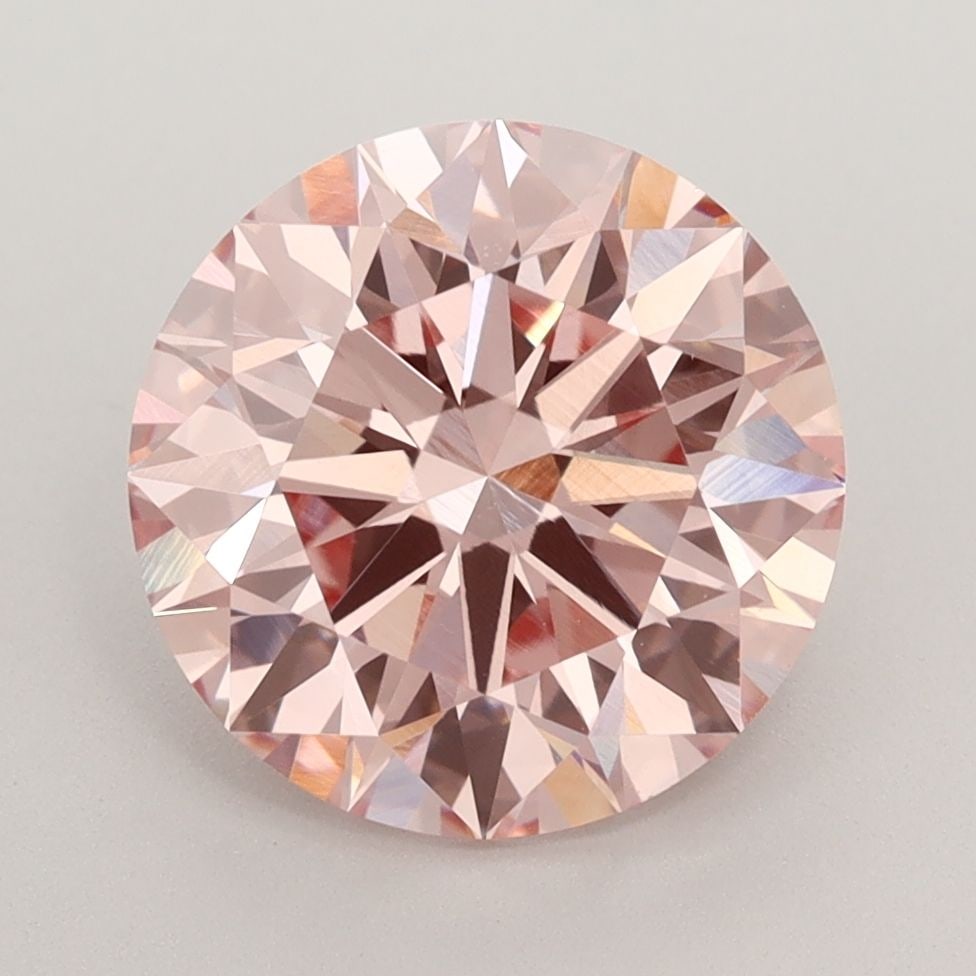 Ideal Loose Diamond - ROUND 3.15ct Fancy Intense Pink VVS2 (1 of 1)