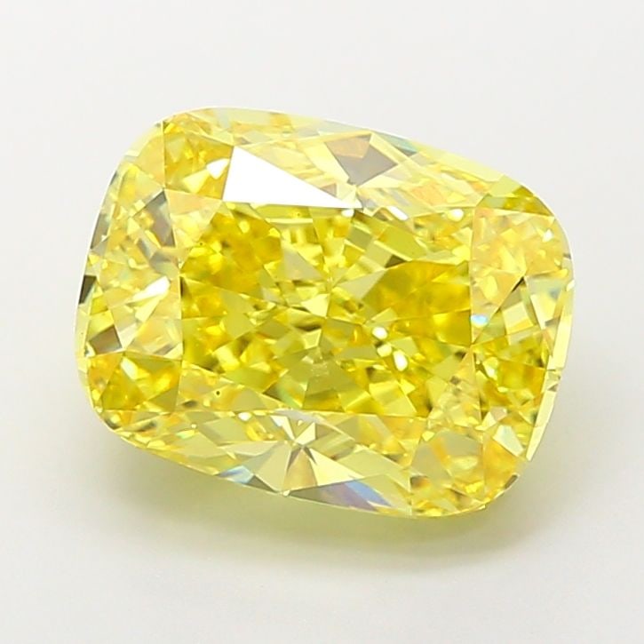 Loose Diamond - CUSHION MODIFIED 7.53ct Fancy Vivid Yellow VS1: Loose Diamond - CUSHION MODIFIED 7.53ct Fancy Vivid Yellow VS1 Source: This is a real non-mined Diamond that has been grown in a lab Shape: CUSHION MODIFIED Carats: 7.53 Color: Fancy Vivid Yellow Cert