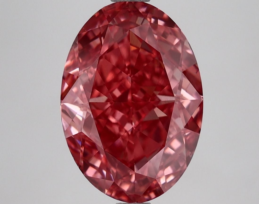 Loose Diamond - OVAL 4.07ct Fancy Vivid Pink VVS2 (1 of 1)
